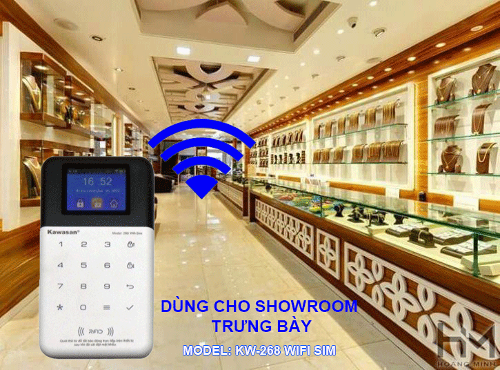 Hệ thống báo động chống trộm thích hợp cho showroom