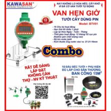 Bộ van nước hẹn giờ BTV01-Combo