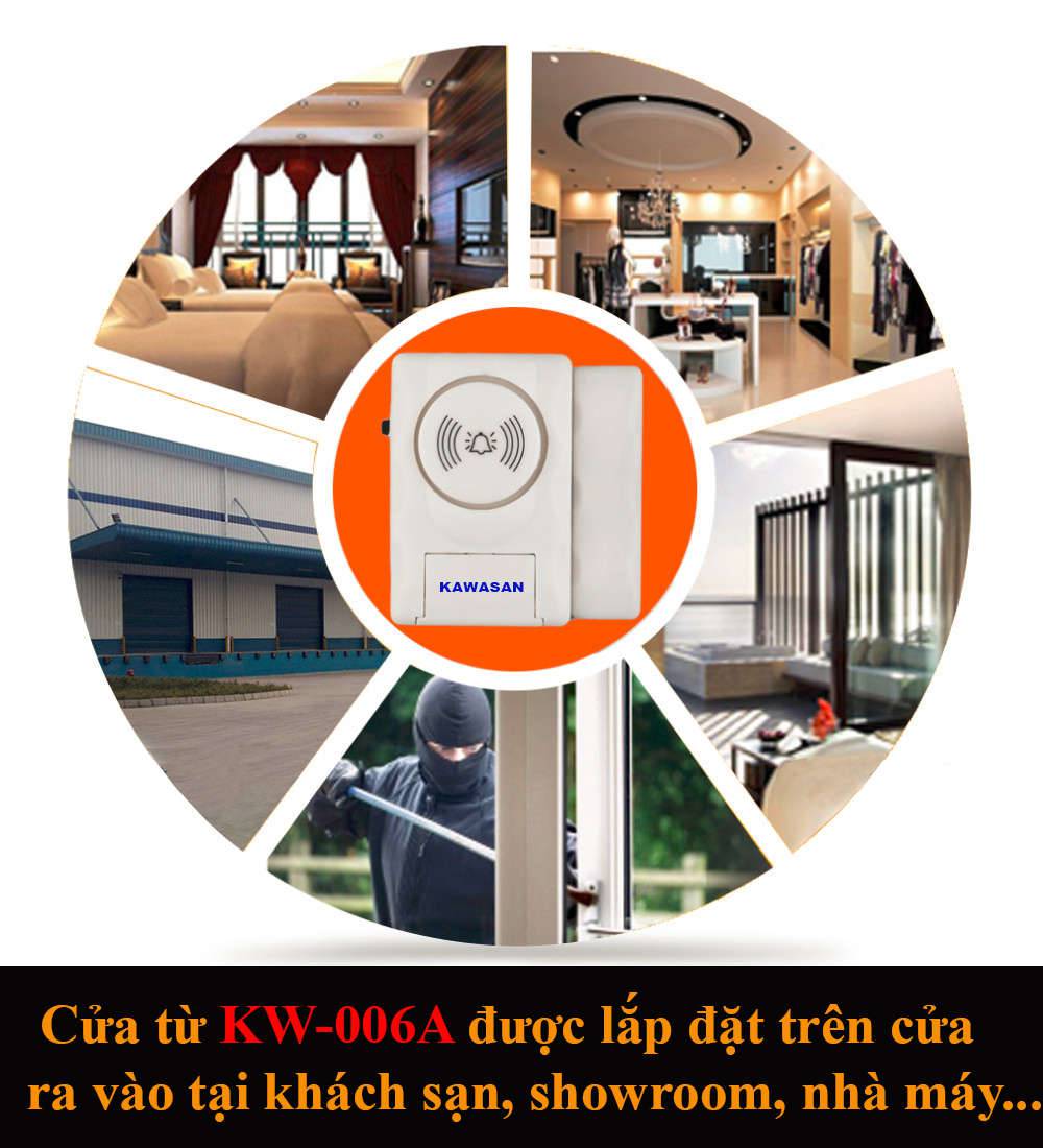 Cửa từ được lắp đặt trên cửa cho nhiều khu vực khác nhau