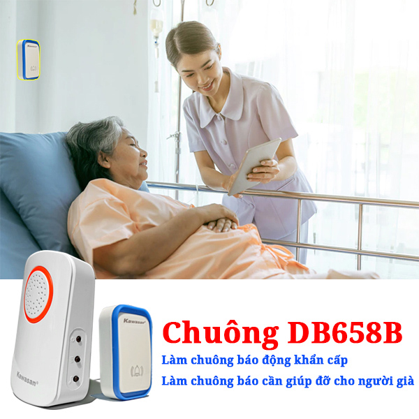 Có thể dùng làm chuông báo động khẩn và báo cần giúp đỡ cho người già