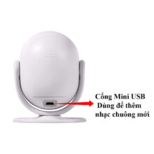 Cổng USB dùng để nạp nhạc chuông mới