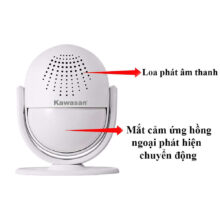 Loa báo khách lên đến 120 dB và mắt cảm ứng siêu nhạy