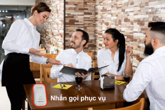 Làm chuông báo gọi phục vụ trong nhà hàng