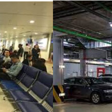 Nhà chờ, sân ga, hầm để xe… phòng khách diện tích rộng