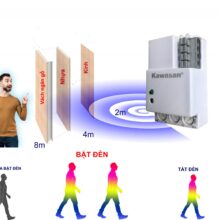 Góc quét rộng có thể cảm ứng xuyên vật cản