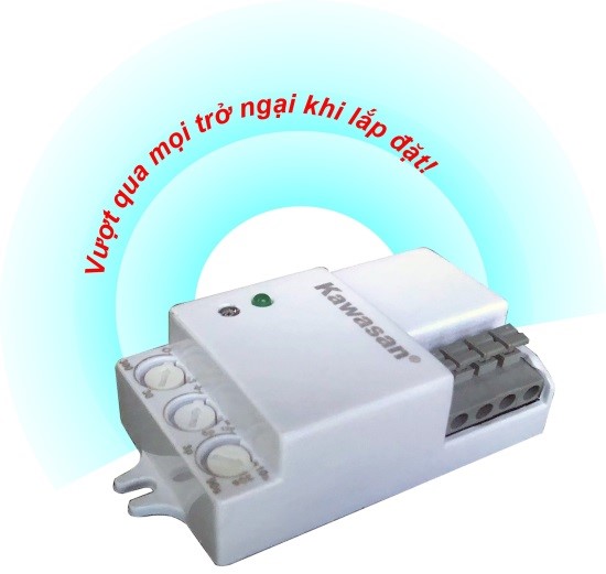 Góc quét rộng 1600-1800, bán kinh xa 3-6m (có thể điều chỉnh được)