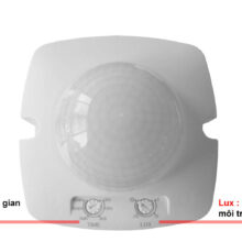 Thiết kế với 2 nút điều chỉnh TIME và LUX