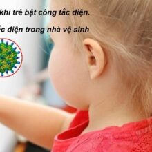 Tránh nguy cơ giật điện khi chạm vào công tắc