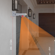 Vị trí lắp ở góc tường các hành lang tòa nhà