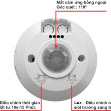 Cấu tạo chi tiết công tắc cảm ứng chuyển động