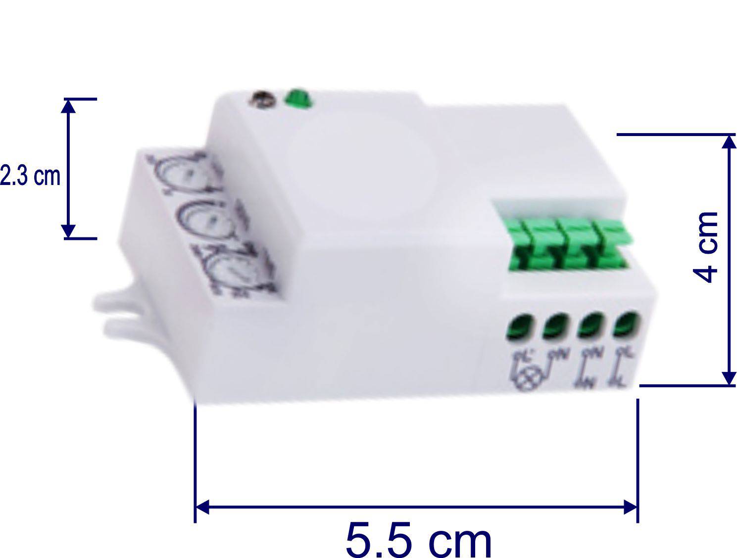 Kích thước công tắc cảm ứng nhỏ gọn