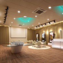 Lắp âm trần tại showroom, phòng chờ...