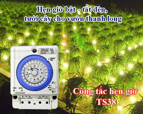 Timer hẹn giờ cơ TS38 được ứng dụng nhiều trong nông nghiệp