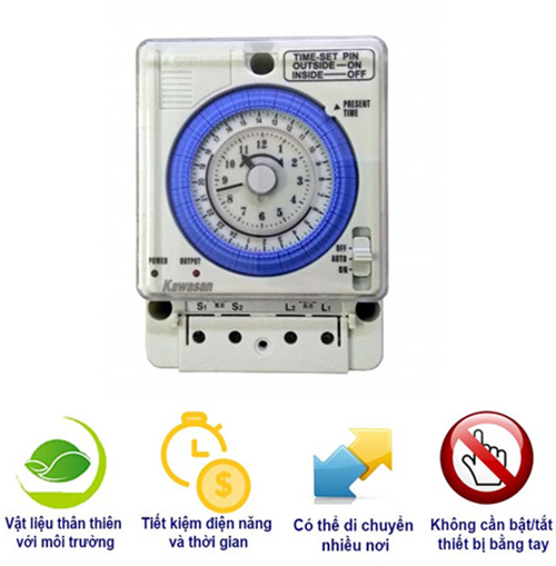 Lợi ích công tắc hẹn giờ cơ TS38