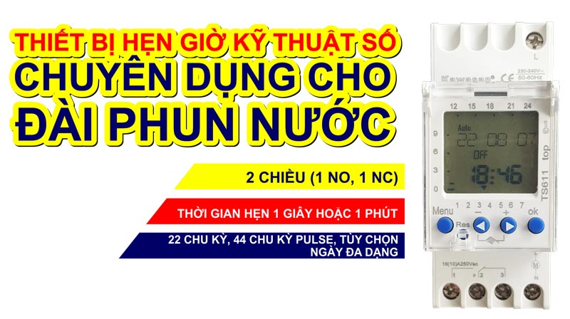 Thiết bị hẹn giờ tự động TS611