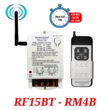 Công Tắc Điều Khiển Từ Xa Công Suất Cao - Có Hẹn Giờ RF15BT-RM4B