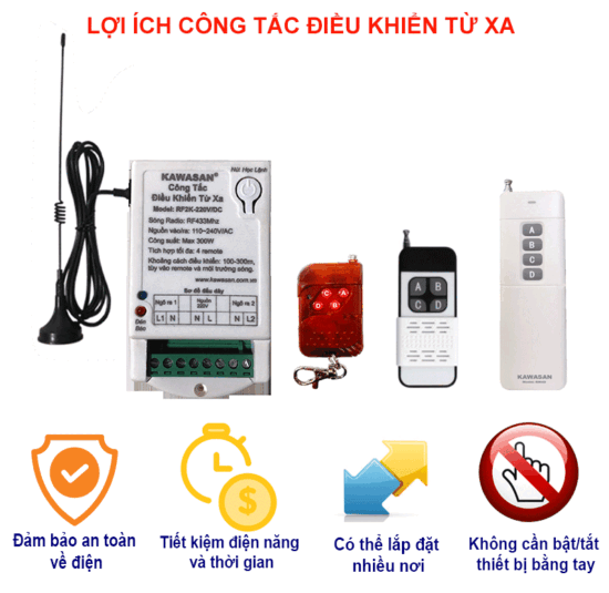 Điều khiển từ xa 12V mang đến nhiều lợi ích cho người dùng