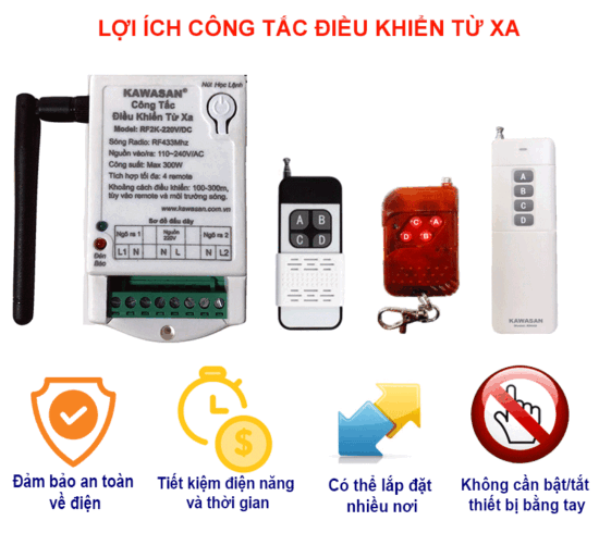 Điều khiển từ xa 12V mang đến nhiều lợi ích cho người dùng