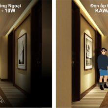 Thiết kế nhỏ gọn tiện dụng, có pin dự phòng chiếu sáng khẩn cấp 2-3 giờ