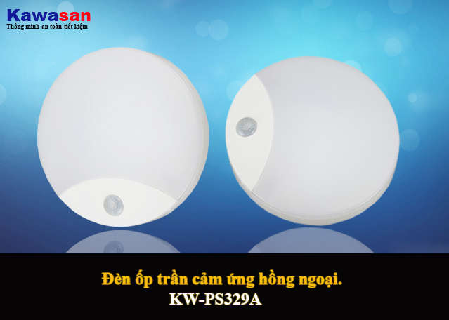 Đèn ốp trần cảm ứng hồng ngoại Kawasan
