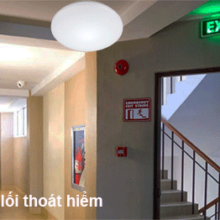 Lắp đặt cho khu vực lối thoát hiểm