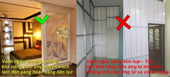 Khi có người di chuyển liên tục đèn sẽ không tắt