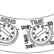 Đèn ốp trần có nhiều nút chỉnh tiện dụng