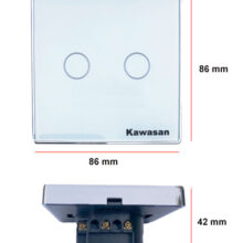 Công tắc wifi âm tường có kích thước nhỏ gọn