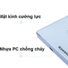 Thiết kế kính cường lực và nhựa chống cháy của công tắc wifi âm tường