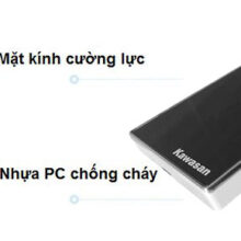 Thiết kế kính cường lực và nhựa chống cháy của công tắc wifi âm tường