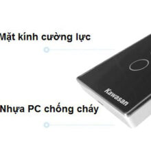 Thiết kế kính cường lực và nhựa chống cháy của công tắc wifi âm tường