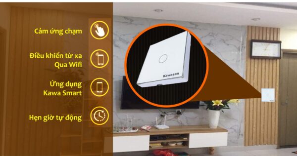 Chức năng công tắc cảm ứng WIFI