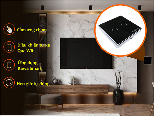 Chức năng công tắc cảm ứng WIFI Chức năng công tắc cảm ứng WIFI
