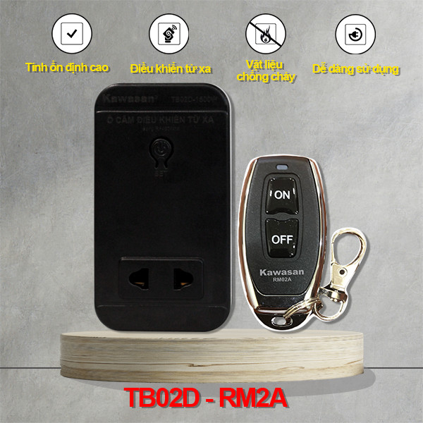 Điểm nổi bật ổ cắm thông minh điều khiển bằng remote