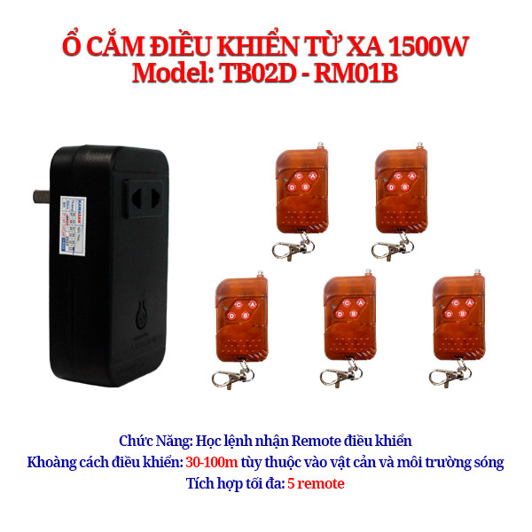 Tích hợp được nhiều loại remote khác nhau