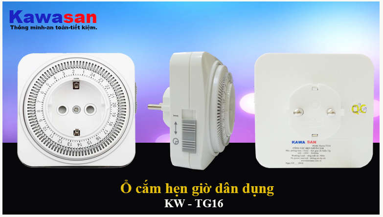 Ổ cắm hẹn giờ dân dụng TG16