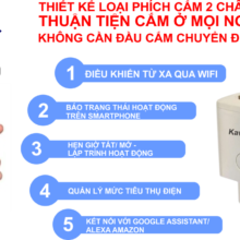 Ổ cắm thông minh wifi tích hợp nhiều tính năng ưu Việt