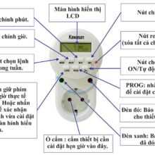 Chi tiết ổ điện hẹn giờ thông minh SG36