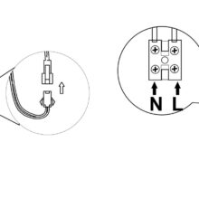 Lắp đặt gắn ốp nổi trần hoặc tường