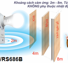 Đui đèn cảm ứng RS686B và RS686C