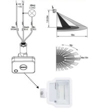 Sơ đồ nối dây và độ cao lắp đặt tiêu chuẩn