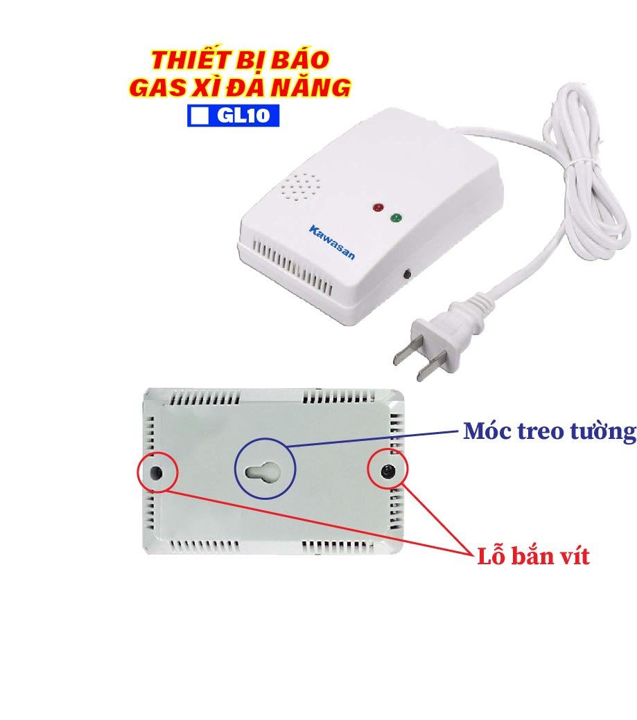 Thiết kế có lỗ treo tường hoặc bắn vít tiện dụng