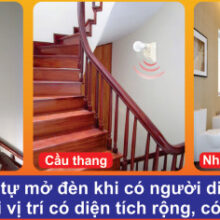 Ứng dụng có khu vực hành lanh, cầu thang, nhà vệ sinh...