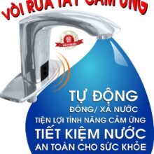 Tự động đóng xả nước tiện lợi tiết kiệm nước tối đa